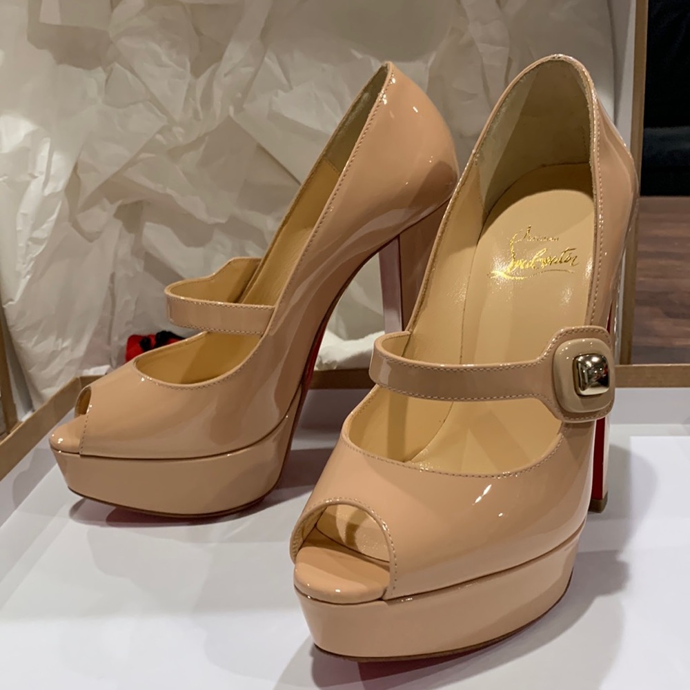 Christian Louboutin Bibibop 140 Patent 35.5